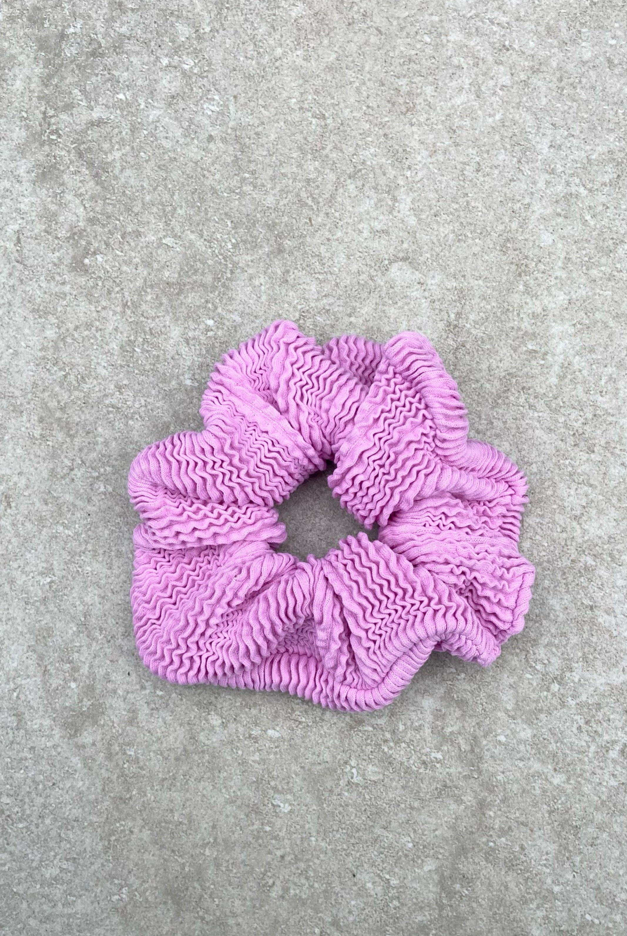 Crinkle Scrunchie - Purple