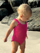 Vogue Kids Swimsuit - Dark Pink