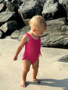 Vogue Kids Swimsuit - Dark Pink