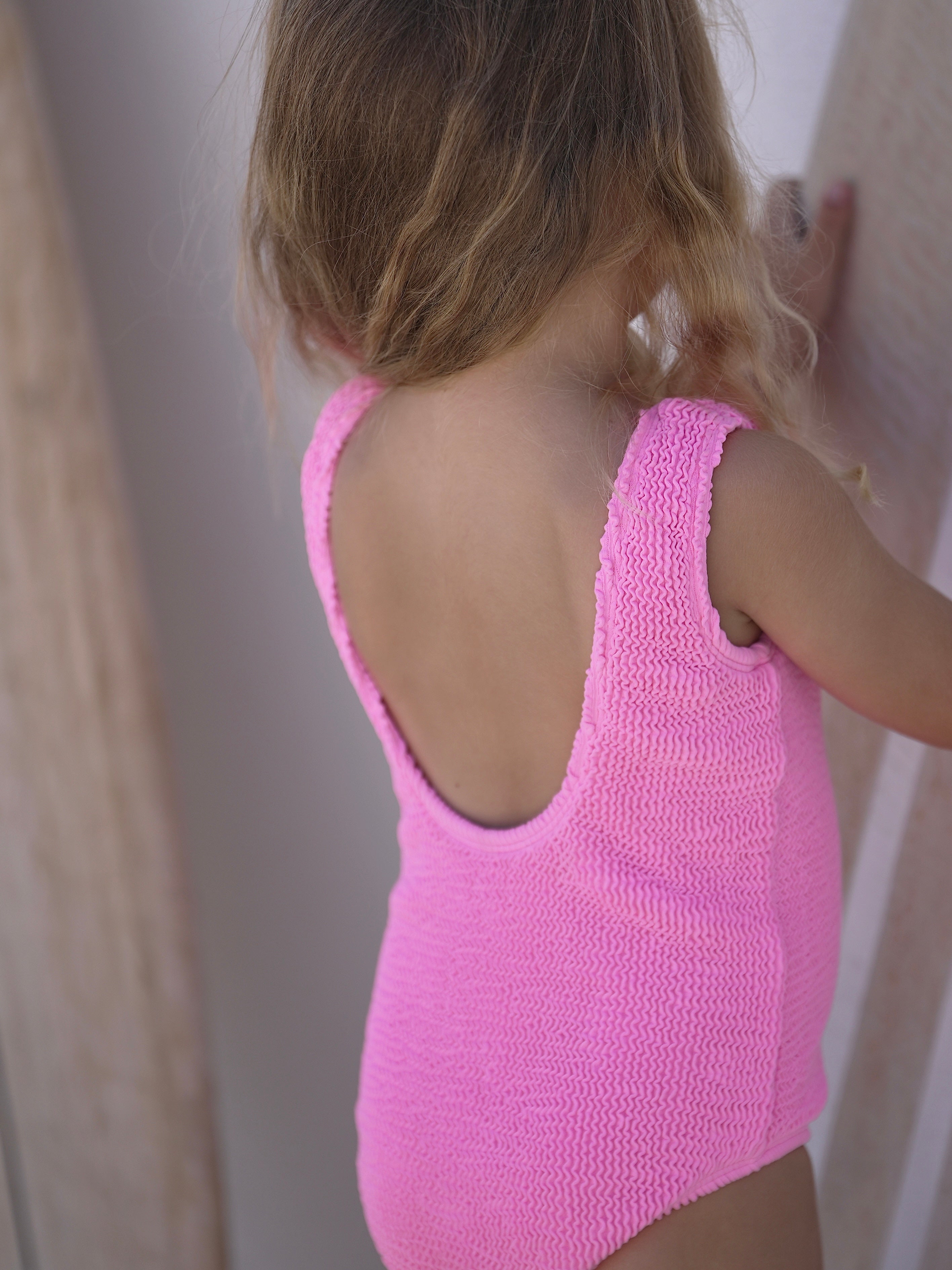 Iconic Kids Swimsuit - Pink